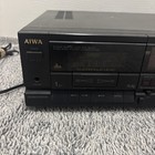 Aiwa Ad Wx808 Dual Auto Reverse Stereo Cassette Deck For Part Or Repair Turns On