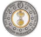 2021 Tuvalu Hourglass 2oz Silver Antiqued Coin