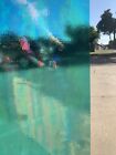 Stained Glass Sheet Wi96 Emerald Coast Transparent Luminescent Wissmach Mosaic