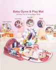 Baby Play Mat Gym Musical Piano Kick Play Activity Center Pink 0 12 Months Infan