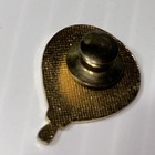 Vintage Busch Beer Hot Air Balloon Lapel Pin Breweriana Collectible Advertising