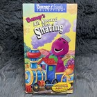 Barney - Barneys All Aboard For Sharing Vhs Tape 1996 Sing Along Tv Show Video
