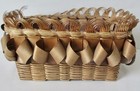 Vintage Iroquois Basket W sky Dome At Top  Lrg Hoop Handles   Curls C 1910-1940