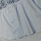Vintage 70s   80s Lion Of Troy Sz 16 1 2-34 Blue Ruffle Formal Dress Shirt