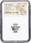 Celtic Gaul Sequani  Ancient France 50 Bc Ar Quinarius  Silver Celts Coin Ngc Vf