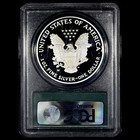 2005-w  1 Proof Silver American Eagle     Pcgs Pr-70     Retro Doily Holder   trusted   
