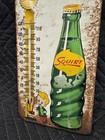 Rare 1961 Embossed Metal Squirt Advertising Thermometer Made In Usa Mt 13