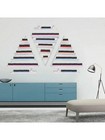 5 Tier Wall-mounted Metal Nail Polish Display Rack simple
