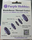 Purple Hobbies Bladesaver Thread Cutter 45mm Rotary Blade Mint Green Open Box