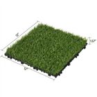 Artificial Grass Turf Interlocking Deck Tiles Indoor outdoor Flooring Decor 