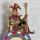 Hard Rock Cafe Las Vegas  500 Poker Chip Pin Joker Jester 1999 2  Brooch