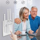 Wifi Range Extender 1200mbps Signal Booster Up To 4000 Sq ft And 35 Devices