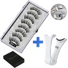 Reusable Natural Magnetic Eyelashes With Applicator No Glue Needed Lashes Kit