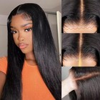 Glueless Wigs Human Hair Pre Plucked Pre Cut 4x4 Hd Lace Closure Wigs Straight