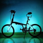 Bike Lights Led Bicycle Frame Light For Night Riding Waterproof Rgb Color Bright