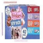 Purina Friskies Shreds Gravy Variety Pack  Wet Cat Food  5 5 Oz Cans  40 Pack