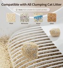     automatic Self-cleaning Cat Litter Box 60l For Multiple Cats App Control Gifts