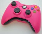 Official Microsoft Xbox 360 Pink black Wireless Controller Game Gaming Hand Oem