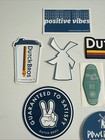 Dutch Bros Stickers     Rare     Lot Of 8     Classic Dutch Bros Stickers