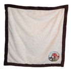 Fisher Price Cow Pig Chick Farm Cream Brown Lovey Security Blanket 28  X 28 