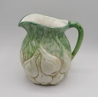 Vintage Valli Ceramiche Italy Ceramic Garlic Bulb Pitcher Majolica Style Ec