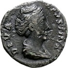 Roman Silver Denarius - Rome After 141 Ad - Diva Faustina I