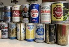 Lot Of 13 Midwest Steel Beer Can Minnesota Iowa Missouri Illinois Michigan Empty