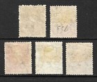 Argentina Scott Od163-od167 Official Ministry Of The Interior 1923