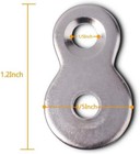40pcs Figure 8desktop Fasteners Table Top Connector Hold Down Fasteners Clip