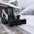 48  Mini Skid Steer Snow Blower Direct Drive Hydraulic Auger Attachment