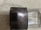 Antique Crystal Hip Flask Late 19 Century With Silver Fittings