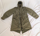 Vintage Fishtail Parka Jacket M-1951 W  Liner Us Army Military Korean War Small