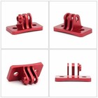 Cnc Skydiving Helmet Fixed Mount Holder For Insta360 One R For Gopro 10 9 8 max