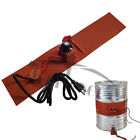 110v Rubber Heater Silicone Heating Blanket Temperature Adjustable Us Plug
