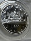 1963 Canada  1 Silver Coin Proof Like Graded Ms 68 Cameo By Anacs