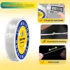 0 8mm Clear Elastic String 200ft     Stretch Cord For Beading   Jewelry Making 