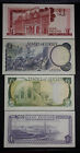 4x Unc Isle Of Man Jersey Gibraltar Banknotes 2000 2009 1988