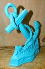Cast Iron Nautical Anchor Doorstop Garden Statue Home Decor Book End Turquoise