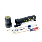 2 diameter Dual Sport Enduro Manual Canister Holder Motorcycle Tool Storage Tube