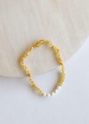 Raw Honey Baltic Amber   Pearl    Necklace