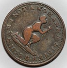 1838 Hard Times Token - Am I Not A Woman   A Sister