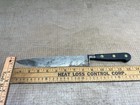 Vintage Antique M  Pouzet  France 13  Butcher Knife Blade 8  Old Kitchen Tool