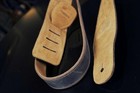 Iconic 2 5  Classic Brown Lightly Distressed Premium Leather Guitar Strap Il-17