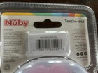Nuby Silicone Teether Teethe-eez Teether W  Bristles - Soothes   Clean Gums W  H