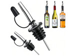 5 Pcs Tainless Steel Liquor Wine Oil Bottle Pourer Stopper Dispenser Tool