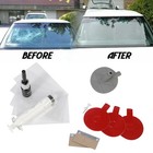 Glass Windshield Repair Tool Kit Fix Car Wind Glass Windscreen Chip Crack New