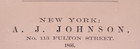 Rare Antique 1866 Map   Florida By A  J  Johnson  - 14x18