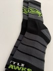 Seattle Seahawks Adult Socks- 1 Pair- Large - Brand New Free Shipping  g4 