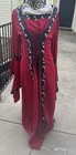 Lady Medieval Dress Hooded Cosplay Bell Sleeve Halloween Costume Goth Sz Xl Adj