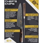 Kessaku Samurai Series 8  Chef Knife Forged 7cr17mov High Carbon Steel Pakkawood